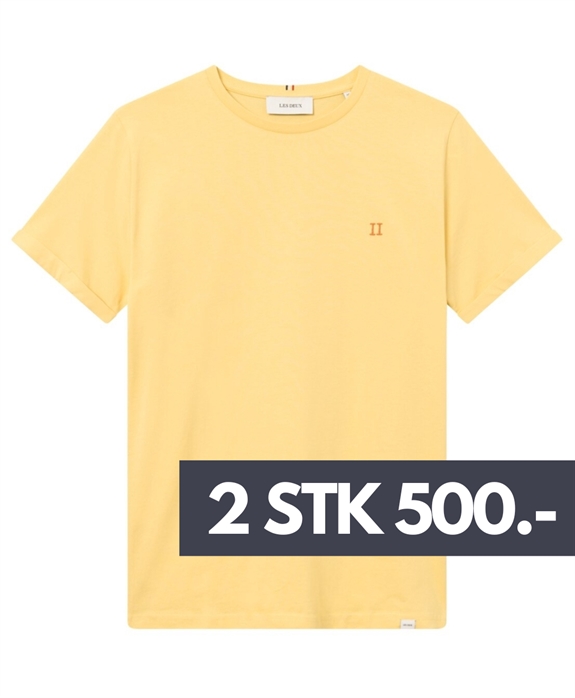 Les Deux Nørregaard t-shirt - Pineapple/Orange